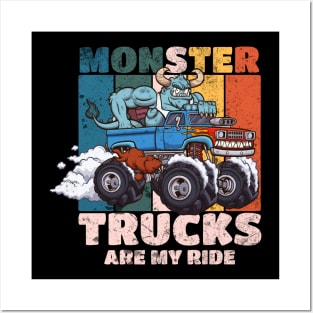 Monster Trucks Are My Ride Posters and Art